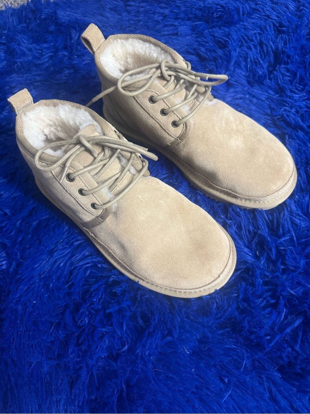 Quince Australian Shearling Chukka Bootie Tan Size 7